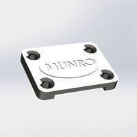 900 hammer clamp plate, front logo