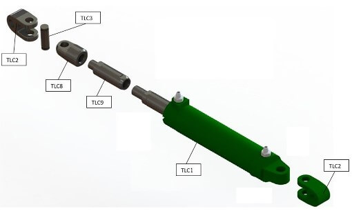 DHC-Side Tilt +amp TL Cylinder